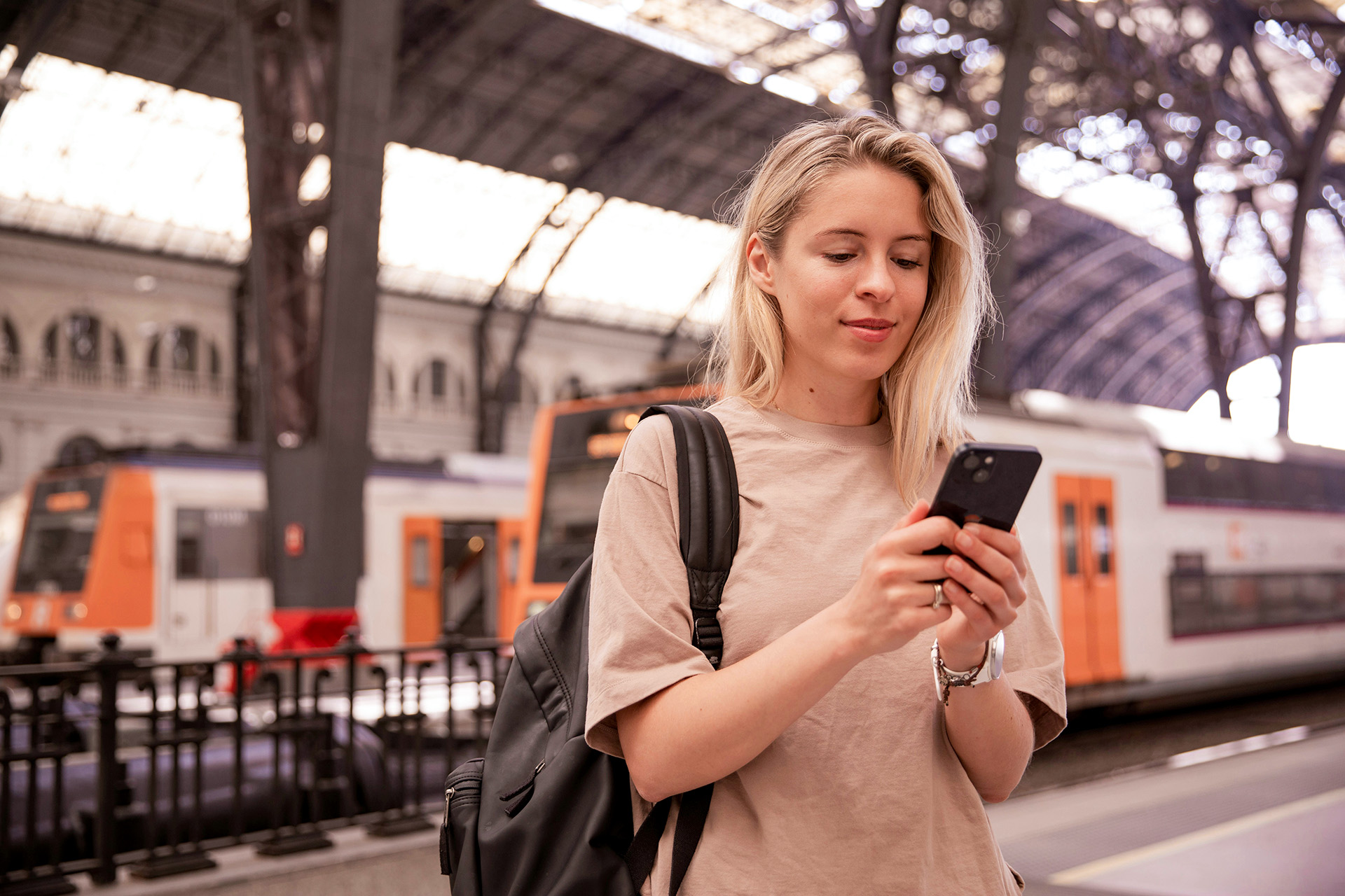 Booking on the smartphone